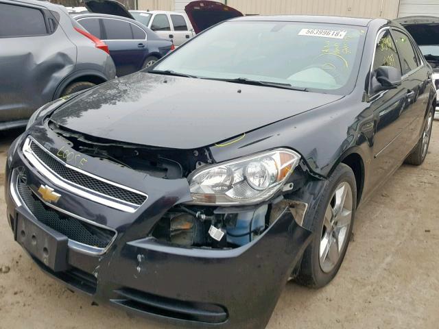 1G1ZB5E08CF184332 - 2012 CHEVROLET MALIBU LS BLACK photo 2