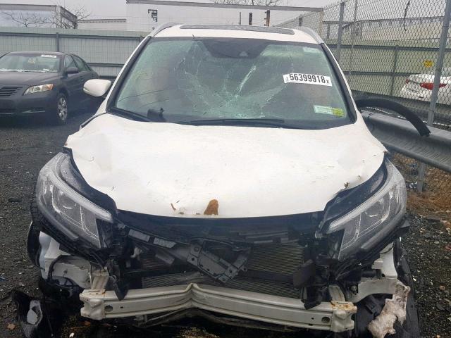 5J6RM4H95GL021371 - 2016 HONDA CR-V TOURI WHITE photo 7