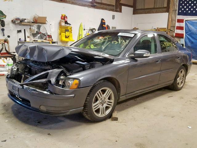 YV1RS592072632380 - 2007 VOLVO S60 2.5T GRAY photo 2