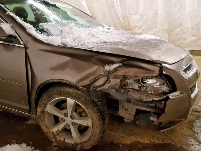 1G1ZC5E06CF247800 - 2012 CHEVROLET MALIBU 1LT GRAY photo 9