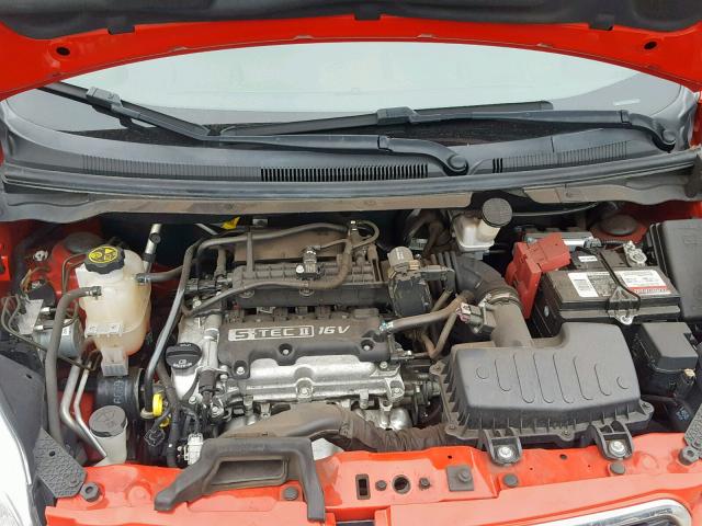 KL8CF6S99FC709214 - 2015 CHEVROLET SPARK 2LT RED photo 7