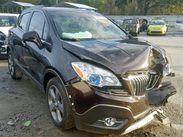 KL4CJCSB0DB179414 - 2013 BUICK ENCORE BROWN photo 1