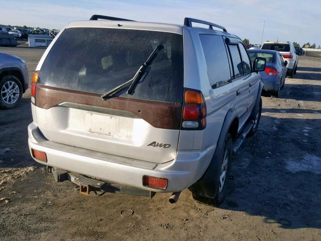 JA4MT21H42J008277 - 2002 MITSUBISHI MONTERO SP SILVER photo 4