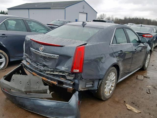 1G6DG5E54C0135780 - 2012 CADILLAC CTS LUXURY BLUE photo 4