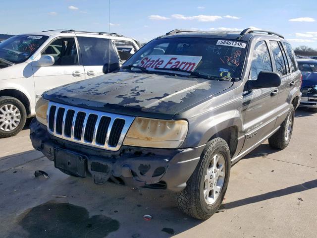 1J4GX48S53C516245 - 2003 JEEP GRAND CHER GRAY photo 2