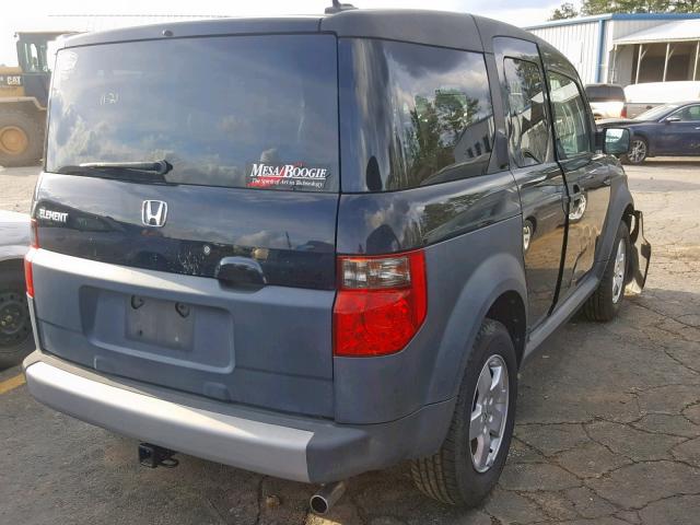 5J6YH18655L004782 - 2005 HONDA ELEMENT EX BLACK photo 4