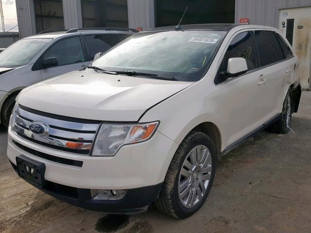 2FMDK49C08BA60334 - 2008 FORD EDGE LIMIT WHITE photo 2