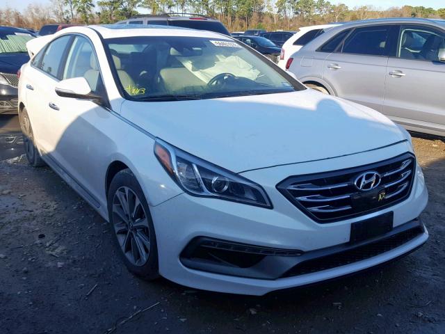 5NPE34AF6HH513260 - 2017 HYUNDAI SONATA SPO WHITE photo 1