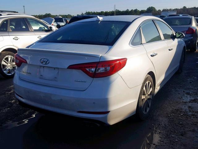 5NPE34AF6HH513260 - 2017 HYUNDAI SONATA SPO WHITE photo 4