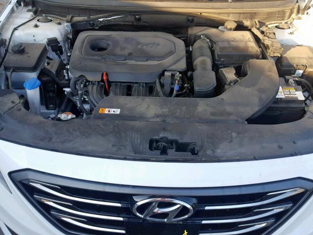 5NPE34AF6HH513260 - 2017 HYUNDAI SONATA SPO WHITE photo 7