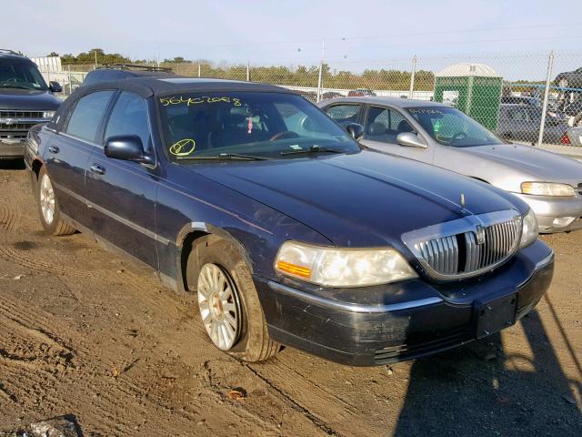 1LNHM82W13Y619568 - 2003 LINCOLN TOWN CAR S BLUE photo 1