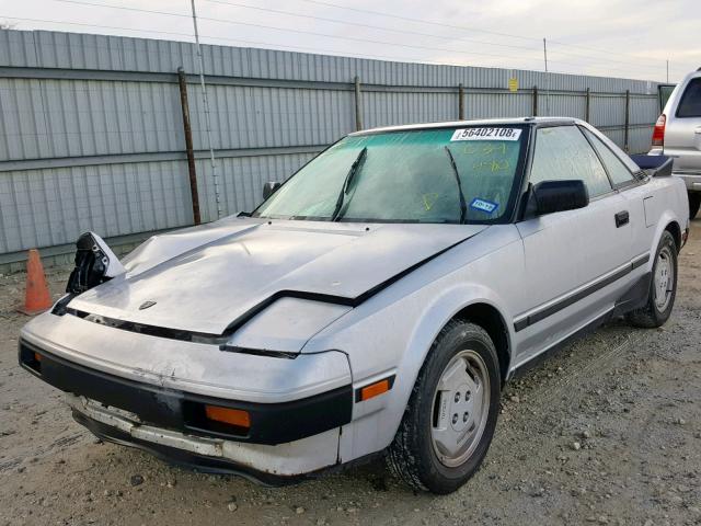 JT2AW15C4F0039980 - 1985 TOYOTA MR2 SILVER photo 2