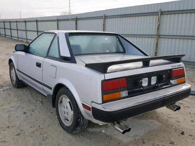 JT2AW15C4F0039980 - 1985 TOYOTA MR2 SILVER photo 3