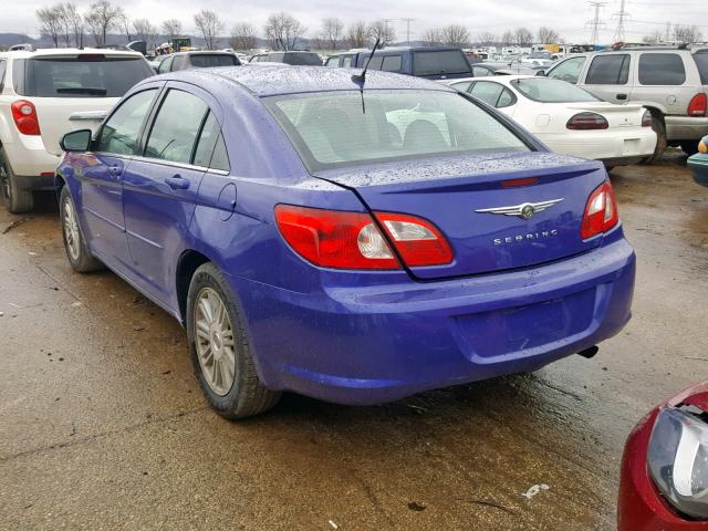 1C3LC56R28N212666 - 2008 CHRYSLER SEBRING TO PURPLE photo 3