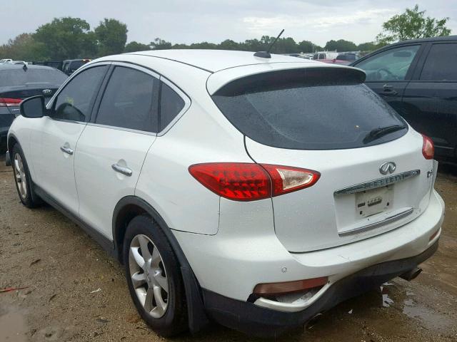 JN1AJ0HP8AM700297 - 2010 INFINITI EX35 BASE WHITE photo 3