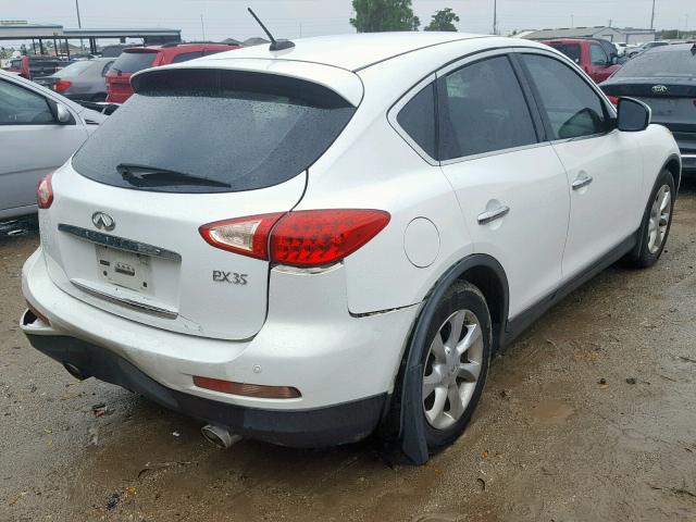 JN1AJ0HP8AM700297 - 2010 INFINITI EX35 BASE WHITE photo 4