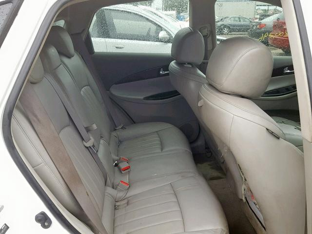 JN1AJ0HP8AM700297 - 2010 INFINITI EX35 BASE WHITE photo 6