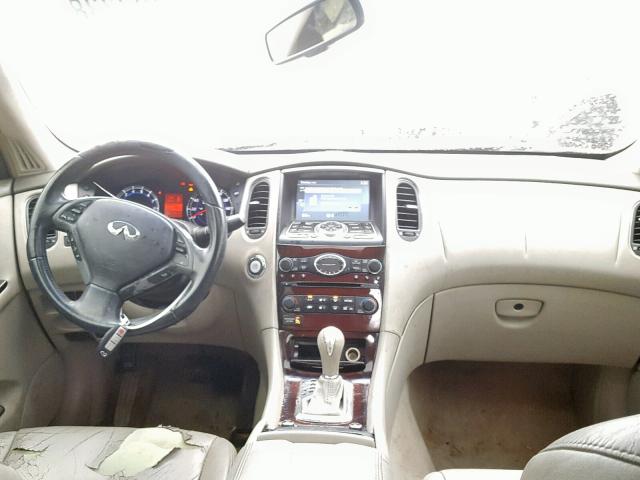 JN1AJ0HP8AM700297 - 2010 INFINITI EX35 BASE WHITE photo 9