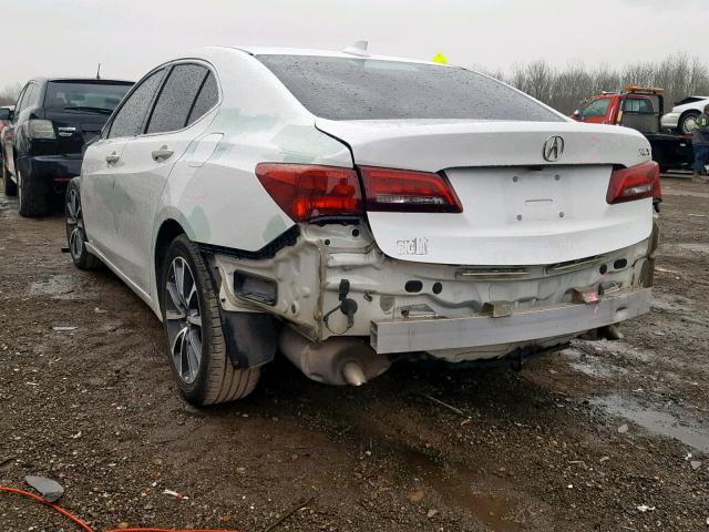 19UUB2F34FA002007 - 2015 ACURA TLX WHITE photo 3