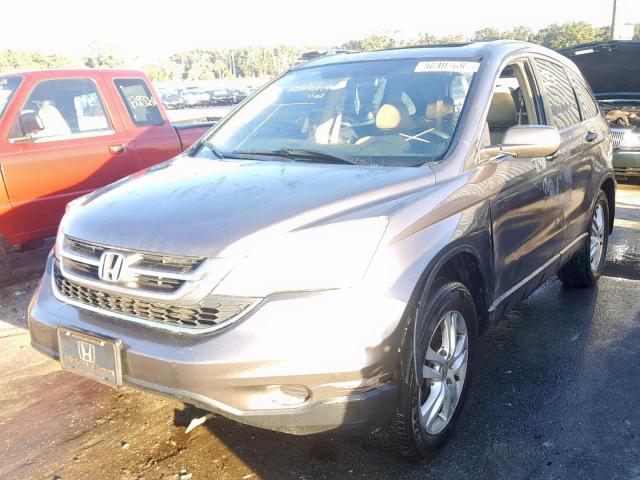 5J6RE4H73BL043096 - 2011 HONDA CR-V EXL GRAY photo 2