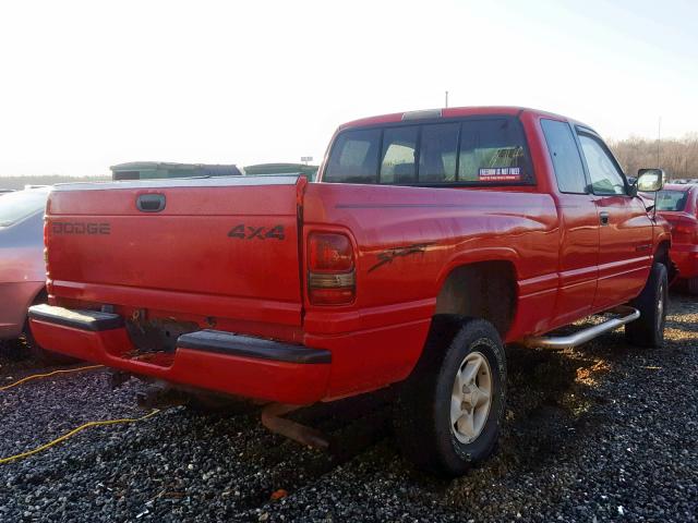 3B7HF13Y5VG803138 - 1997 DODGE RAM 1500 RED photo 4