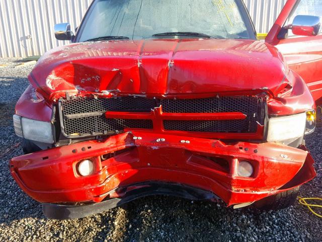 3B7HF13Y5VG803138 - 1997 DODGE RAM 1500 RED photo 7