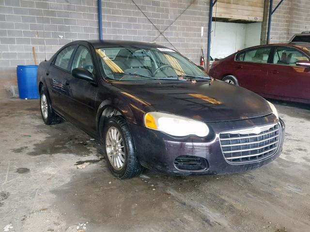 1C3EL46X04N360472 - 2004 CHRYSLER SEBRING LX RED photo 1