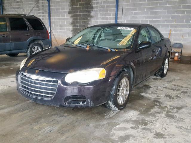 1C3EL46X04N360472 - 2004 CHRYSLER SEBRING LX RED photo 2