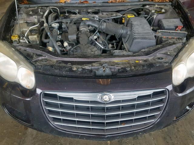 1C3EL46X04N360472 - 2004 CHRYSLER SEBRING LX RED photo 7