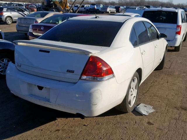 2G1WD58C789115893 - 2008 CHEVROLET IMPALA SUP თეთრი ფოტო 4