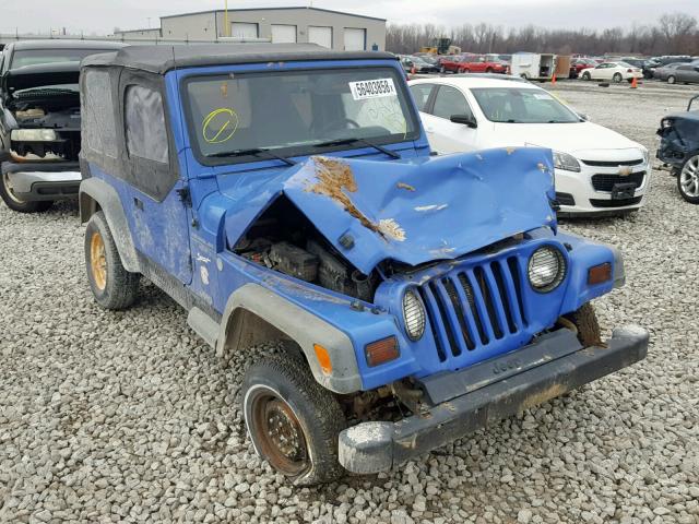 1J4FY19S9VP441745 - 1997 JEEP WRANGLER / BLUE photo 1