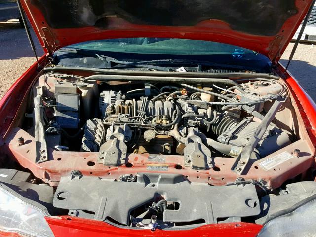 2G1WX15K729205550 - 2002 CHEVROLET MONTE CARL RED photo 7