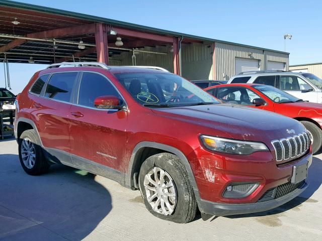 1C4PJLCB6KD285602 - 2019 JEEP CHEROKEE L RED photo 1