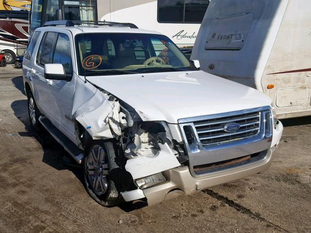 1FMEU74806UA59078 - 2006 FORD EXPLORER E WHITE photo 1