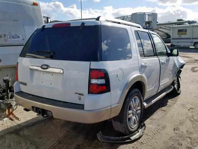 1FMEU74806UA59078 - 2006 FORD EXPLORER E WHITE photo 4