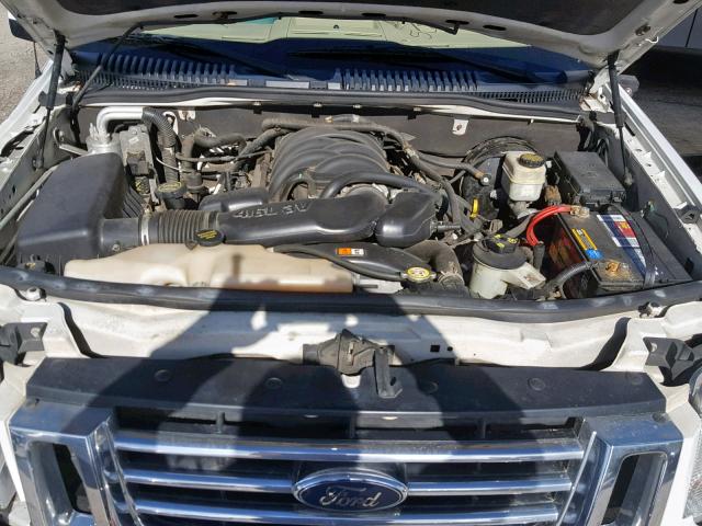 1FMEU74806UA59078 - 2006 FORD EXPLORER E WHITE photo 7