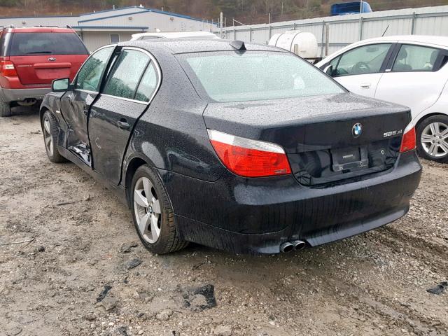 WBANF33596CS37202 - 2006 BMW 525 XI BLACK photo 3