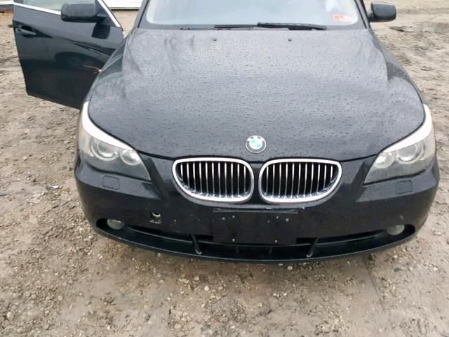 WBANF33596CS37202 - 2006 BMW 525 XI BLACK photo 7