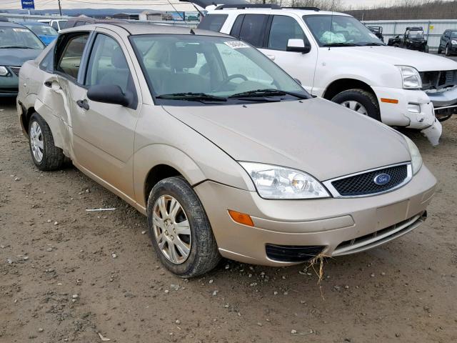 1FAFP34N87W226121 - 2007 FORD FOCUS ZX4 TAN photo 1