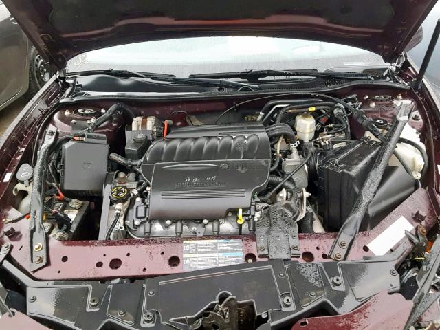 2G2WC55C561101571 - 2006 PONTIAC GRAND PRIX BURGUNDY photo 7