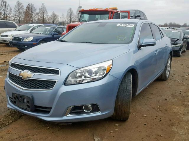 1G11E5SA4DU118018 - 2013 CHEVROLET MALIBU 2LT BLUE photo 2