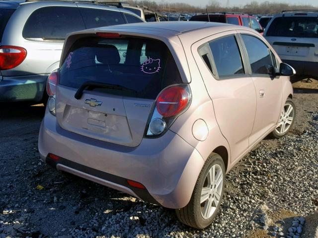 KL8CD6S93DC538821 - 2013 CHEVROLET SPARK 1LT PURPLE photo 4