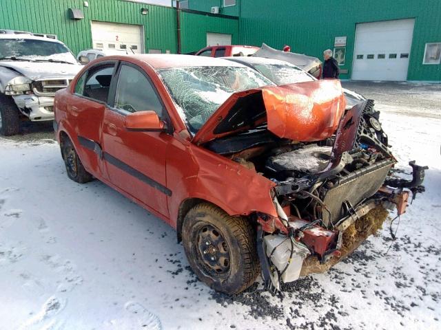 KNADE223796468823 - 2009 KIA RIO BASE ORANGE photo 1