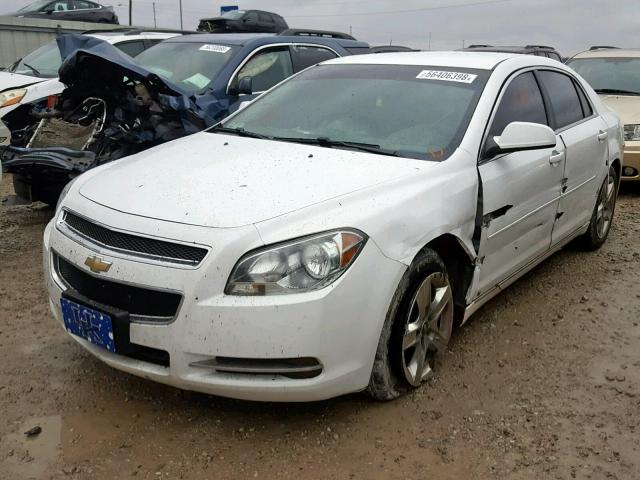 1G1ZH57B594206918 - 2009 CHEVROLET MALIBU 1LT WHITE photo 2