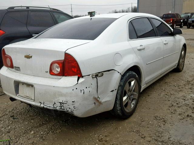 1G1ZH57B594206918 - 2009 CHEVROLET MALIBU 1LT WHITE photo 4
