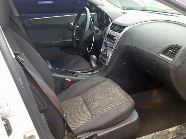 1G1ZH57B594206918 - 2009 CHEVROLET MALIBU 1LT WHITE photo 5