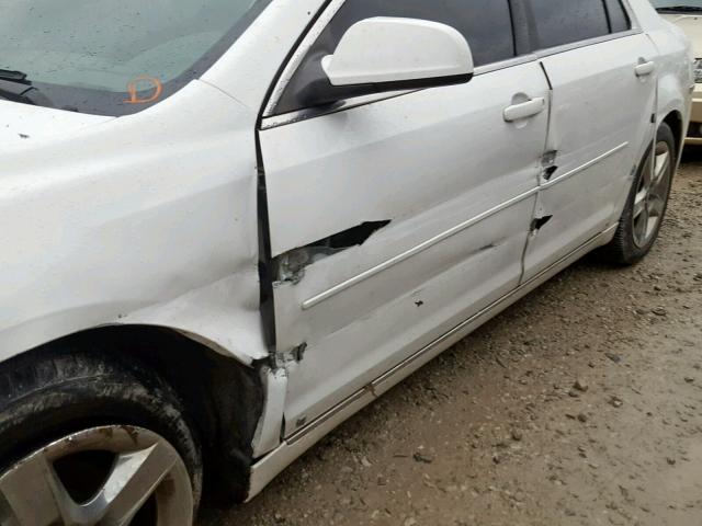 1G1ZH57B594206918 - 2009 CHEVROLET MALIBU 1LT WHITE photo 9