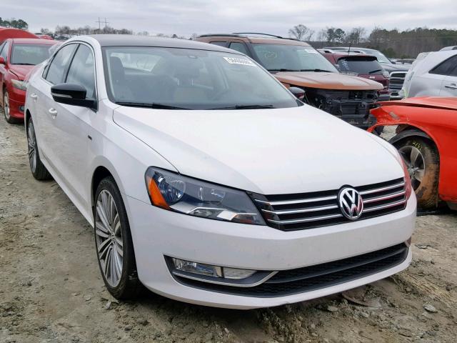 1VWBS7A38FC007206 - 2015 VOLKSWAGEN PASSAT SE WHITE photo 1