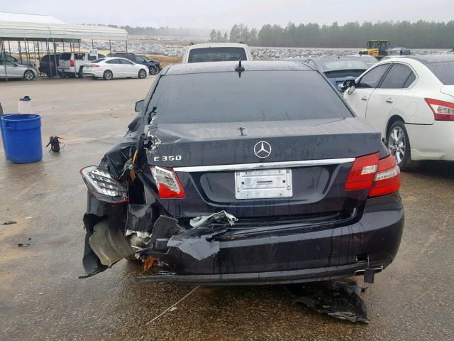 WDDHF5KB8DA664145 - 2013 MERCEDES-BENZ E 350 BLACK photo 9