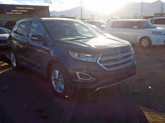 2FMPK4J90HBC64516 - 2017 FORD EDGE SEL BLACK photo 1